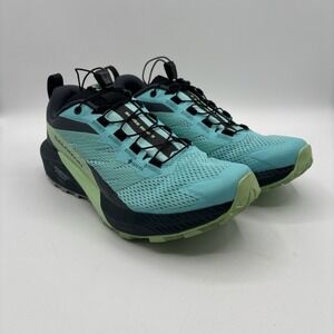 Salomon Sense Ride 5 GTX Shoes‎ Women's 7 Waterproof Blue Hiking Trail Running